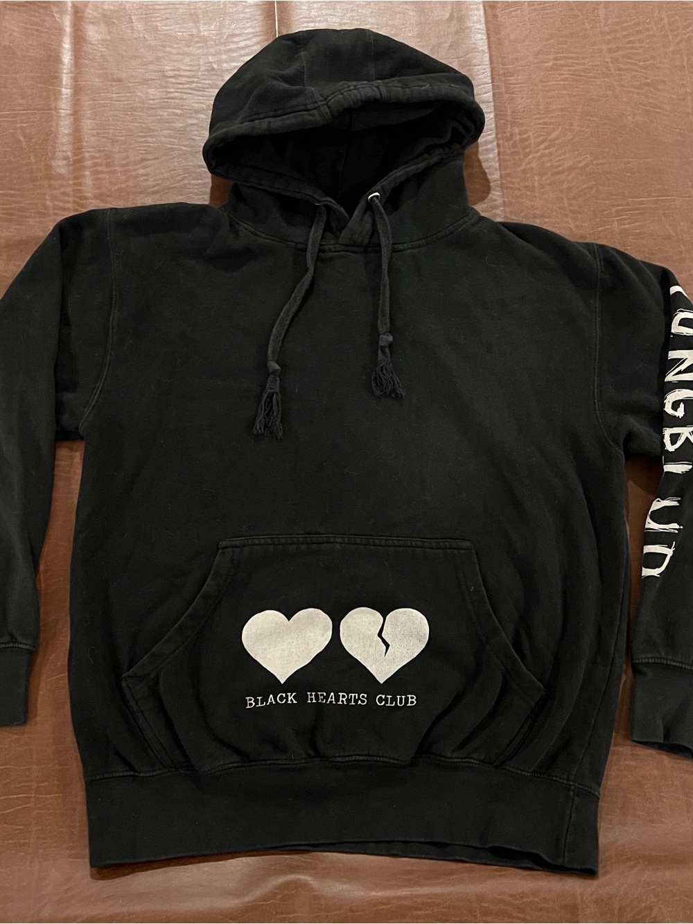 Yungblud Black Hearts Club Pullover Hoodie Sweatshirt - Medium